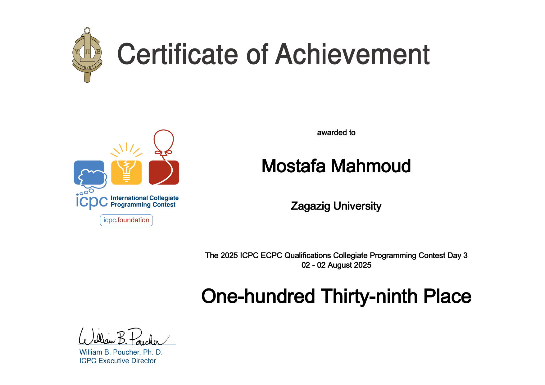 ICPC ECPC Qualifications